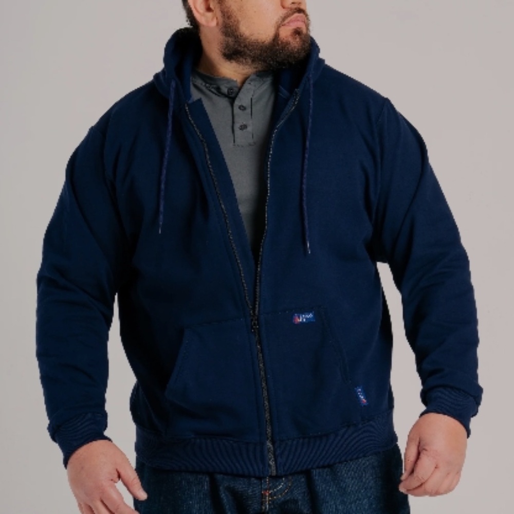 Lapco FR Hoodie Men's Size XL Navy Flame Resistant CAT 2 NFPA 2112 SWHFR14NY